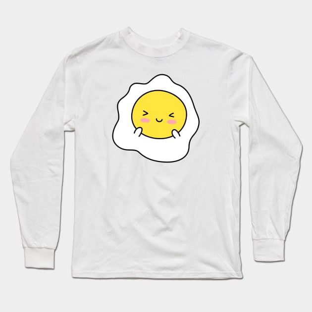 Sunny Egg Long Sleeve T-Shirt by Robot Dance Battle